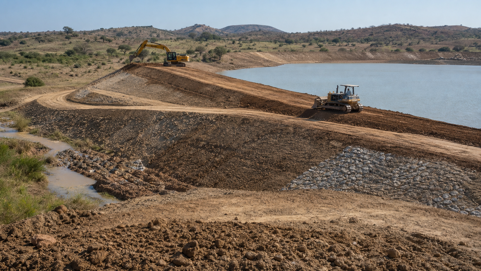 Earth Dam Construction & Maintenance civil works